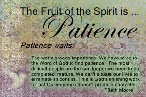 *Fruit:Patience