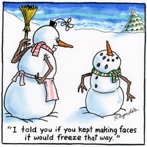 *Snowman Face